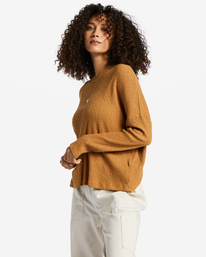 1 Cozy Up Top Beige ABJKT00513 Billabong