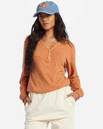 0 Sunday Vibes Knit Brown ABJKT00518 Billabong