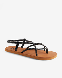 1 Crossing By Braided Sandals Black ABJL100047 Billabong