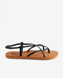 3 Crossing By Braided Sandals Black ABJL100047 Billabong