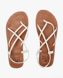0 Crossing By Braided Sandals White ABJL100047 Billabong