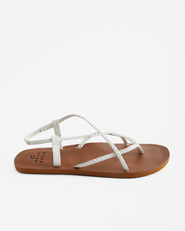 3 Crossing By Braided Sandals White ABJL100047 Billabong