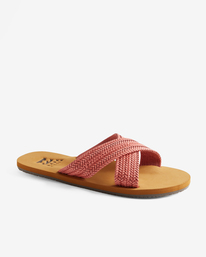1 Avery Slider Sandals Red ABJL100065 Billabong