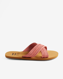 3 Avery Slider Sandals Red ABJL100065 Billabong