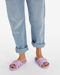 3 Serena Slider Sandals Purple ABJL200070 Billabong