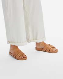 4 Serena Slider Sandals Beige ABJL200070 Billabong