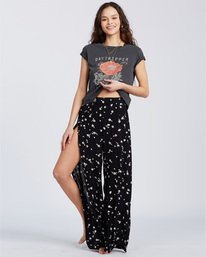 0 Split Spirit Floral Pants Black ABJNP00118 Billabong