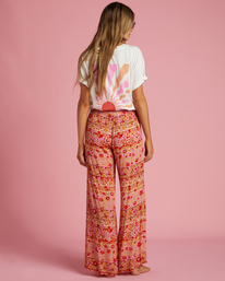3 Split Spirit Floral Pants Pink ABJNP00118 Billabong
