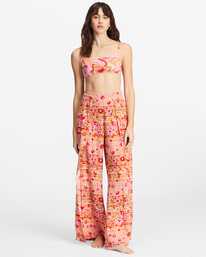 4 Split Spirit Floral Pants Pink ABJNP00118 Billabong
