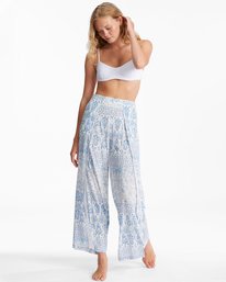 0 Split Spirit Floral Pants White ABJNP00118 Billabong