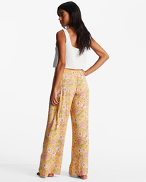 billabong, Split Spirit Floral Pants, GOLDEN PEACH (ygf0) Split Spirit - Beachy Trousers for Women ABJNP00118