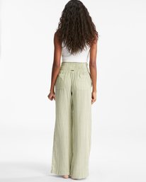 2 New Waves 2 Elastic Waist Pants Green ABJNP00127 Billabong