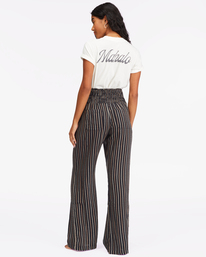2 New Waves 2 Elastic Waist Pants Black ABJNP00127 Billabong