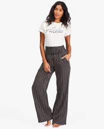 billabong, New Waves 2 Elastic Waist Pants, BLACK 3 (bk3) NEW WAVES 2 ABJNP00127