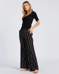 2 New Waves 2 Elastic Waist Pants Black ABJNP00127 Billabong