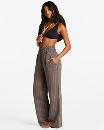 2 New Waves 2 Elastic Waist Pants Black ABJNP00127 Billabong