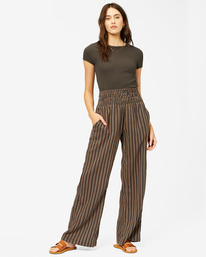 0 New Waves 2 Elastic Waist Pants Multicolor ABJNP00127 Billabong