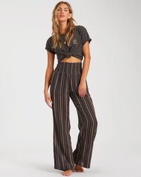 1 New Waves 2 Elastic Waist Pants Black ABJNP00127 Billabong