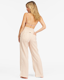 2 New Waves 2 Elastic Waist Pants Beige ABJNP00127 Billabong