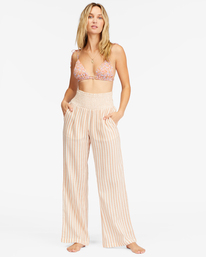 0 New Waves 2 Elastic Waist Pants Beige ABJNP00127 Billabong