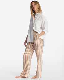 1 New Waves 2 Elastic Waist Pants White ABJNP00127 Billabong