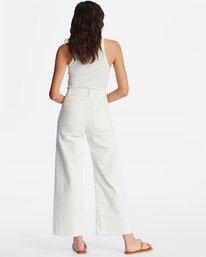 3 Free Fall Cord 2022 -  Broek met wijde pijpen voor Dames White ABJNP00149 Billabong