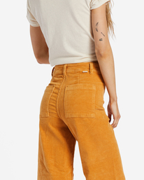 5 Free Fall Wide-Leg Pants Yellow ABJNP00149 Billabong