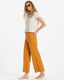 2 Free Fall Wide-Leg Pants Yellow ABJNP00149 Billabong