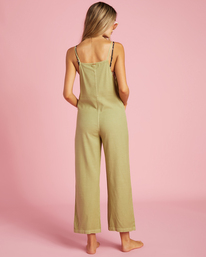 2 Beach Cruiser Wide-Leg Overalls Green ABJNP00234 Billabong