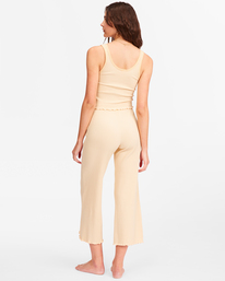 3 Out And About High-Waisted Knit Pants Brown ABJNP00239 Billabong