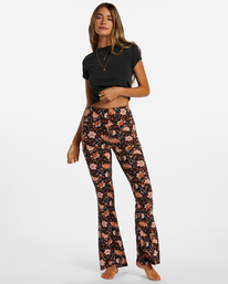 Sundown - Flared Stretch Trousers for Women  ABJNP00255