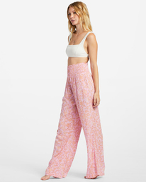1 New Waves - Elasticated Beach Pants for Women Pink ABJNP00263 Billabong