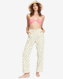 1 By The Bay Cropped Pants White ABJNP00304 Billabong