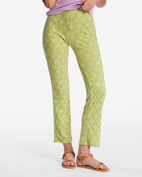 4 Better Together Ankle Bootcut Knit Pants Green ABJNP00333 Billabong
