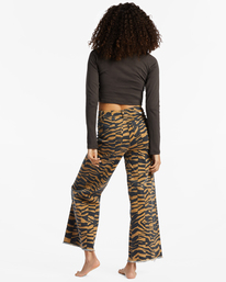 3 Free Fall Print - Broek met wijde pijpen voor Dames Beige ABJNP00352 Billabong