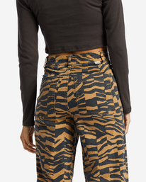 5 Free Fall Print - Broek met wijde pijpen voor Dames Beige ABJNP00352 Billabong