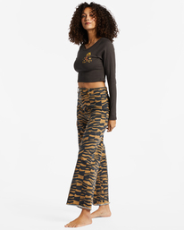 2 Free Fall Print - Broek met wijde pijpen voor Dames Beige ABJNP00352 Billabong