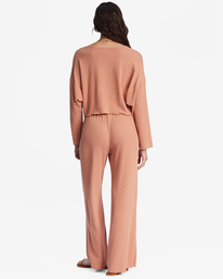 3 So Easy Cozy Lounge Pants Brown ABJNP00354 Billabong