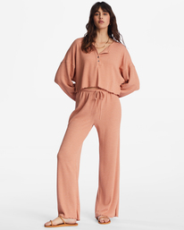 billabong, So Easy Cozy Lounge Pants, WASHED BRICK (cklw) SO EASY ABJNP00354