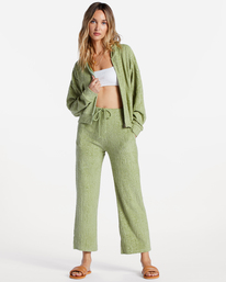 billabong, Beach Breeze Pantalon de jogging pour Femme, AVOCADO (avo) BEACH BREEZE PANT ABJNP00361