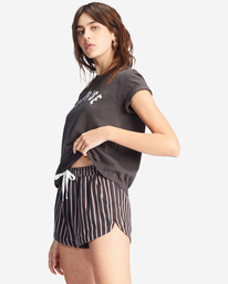 1 Road Trippin Elastic Waist Shorts Black ABJNS00100 Billabong