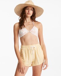 1 Road Trippin Elastic Waist Shorts Green ABJNS00100 Billabong