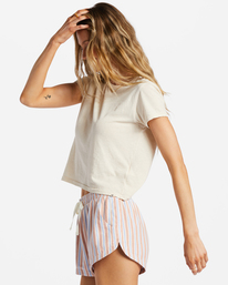 1 Road Trippin Elastic Waist Shorts Purple ABJNS00100 Billabong