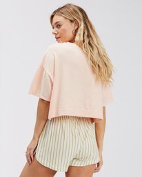 billabong, Road Trippin Elastic Waist Shorts, SALT CRYSTAL 1 (sc1) Road Trippin - Elasticated Shorts for Women ABJNS00100