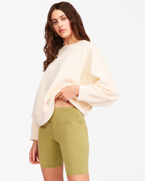 2 Biker Babe Shorts Green ABJNS00126 Billabong