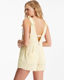 4 Girl On The Run Short Romper Green ABJNS00196 Billabong