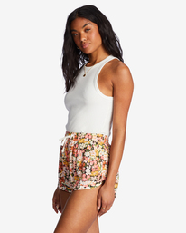 1 Road Trippin Crinkle Elastic Waist Shorts Multicolor ABJNS00209 Billabong
