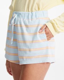 3 Feeling Free High-Waisted Knit Shorts Blue ABJNS00218 Billabong