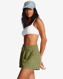 1 Day Tripper Elastic Waist Shorts Green ABJNS00241 Billabong