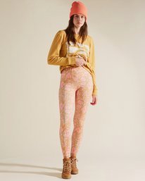 billabong, A/Div Adventure Legging High-Waisted Leggings, WILD ROSE (mfb0) Adventure - Leggings for Women ABJPT00105